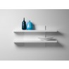 Cargo Wall Shelf High Gloss White - Front View - Lifestyle - Cargo Wall Shelf High Gloss White - Front View - Lifestyle