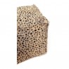 Moe's Home Collection Spotted Goat Fur Pouf - Cream - Moe's Home Collection Spotted Goat Fur Pouf - Cream