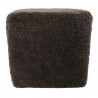Moe's Home Collection Shepherd Wool Stool - Grey - Moe's Home Collection Shepherd Wool Stool - Grey