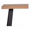 Mila Live Edge Rectangular Dining Table - Side Close-Up - Mila Live Edge Rectangular Dining Table - Side Close-Up