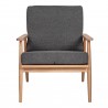Harper Lounge Chair Anthracite - Front - Harper Lounge Chair Anthracite - Front