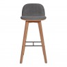 Napoli Barstool Grey - Front - Napoli Barstool Grey - Front
