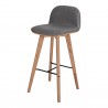 Napoli Barstool Grey - Angled - Napoli Barstool Grey - Angled