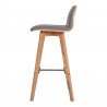 Napoli Barstool Grey - Side - Napoli Barstool Grey - Side