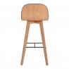 Napoli Barstool Grey - Back View - Napoli Barstool Grey - Back View