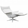 Lafer Valentina Recliner - White with footrest - Lafer Valentina Recliner - White with footrest
