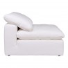 Moe's Home Collection Clay Armless Chair - Cream White - Moe's Home Collection Clay Armless Chair - Cream White