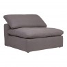 Moe's Home Collection Clay Armless Chair - Light Grey - Moe's Home Collection Clay Armless Chair - Light Grey