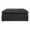 Moe's Home Collection Nubuck Leather Clay Ottoman - Moe's Home Collection Nubuck Leather Clay Ottoman