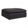 Moe's Home Collection Nubuck Leather Clay Ottoman - Moe's Home Collection Nubuck Leather Clay Ottoman