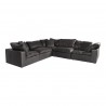 Moe's Home Collection Clay Classic L Modular Sectional Sofa Nubuck Leather - Moe's Home Collection Clay Classic L Modular Sectional Sofa Nubuck Leather