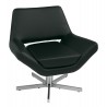Yield 31" Modern Lounge Chair - Black - Yield 31" Modern Lounge Chair - Black