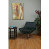 Yield 31" Modern Lounge Chair - Black - Yield 31" Modern Lounge Chair - Black