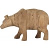 Wooden Grizzly Bear - Left Side - Wooden Grizzly Bear - Left Side