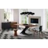 Zeta Dining Table 79" With Anthracite Base - Lifestyle Photo - Zeta Dining Table 79" With Anthracite Base - Lifestyle Photo