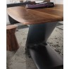 Zeta Dining Table 79" With Anthracite Base - Table Edge - Zeta Dining Table 79" With Anthracite Base - Table Edge