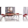Zeta Dining Table 79" With White Base - Lifestyle Photo - Zeta Dining Table 79" With White Base - Lifestyle Photo