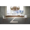 Zeta Dining Table 79" With White Base - Zeta Dining Table 79" With White Base